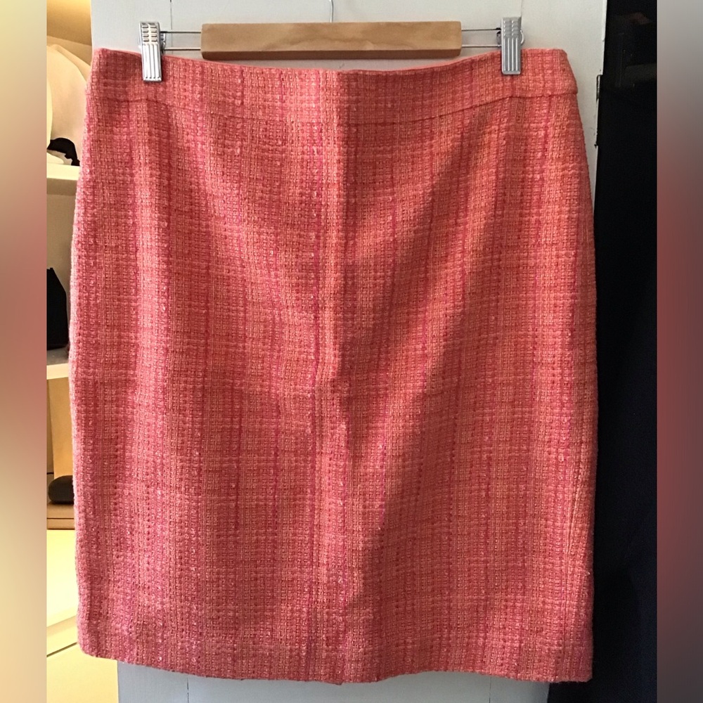 J Crew No 2 Tweed Pencil Skirt
